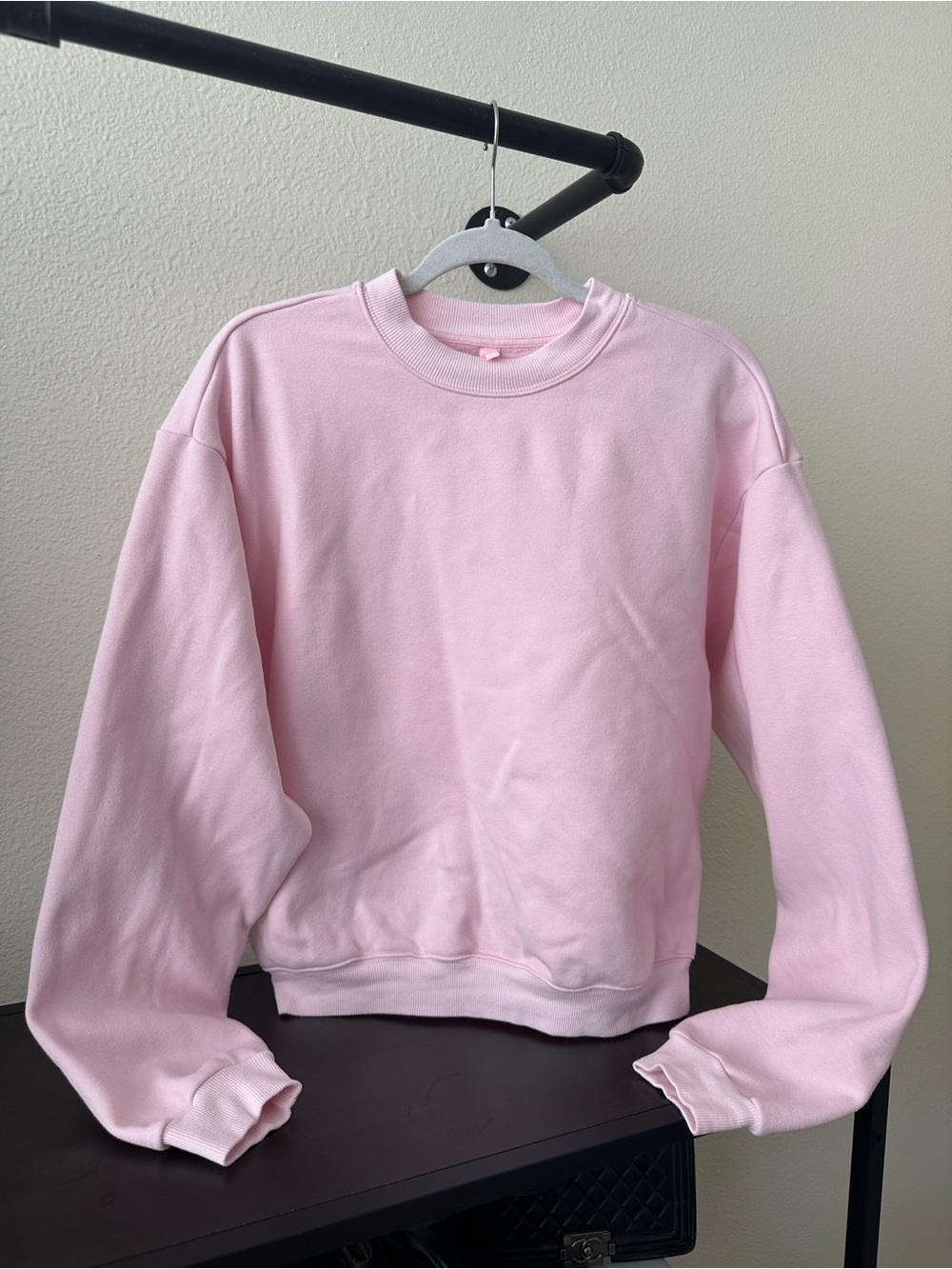 SKIMS Pink Crewneck Sweatshirt